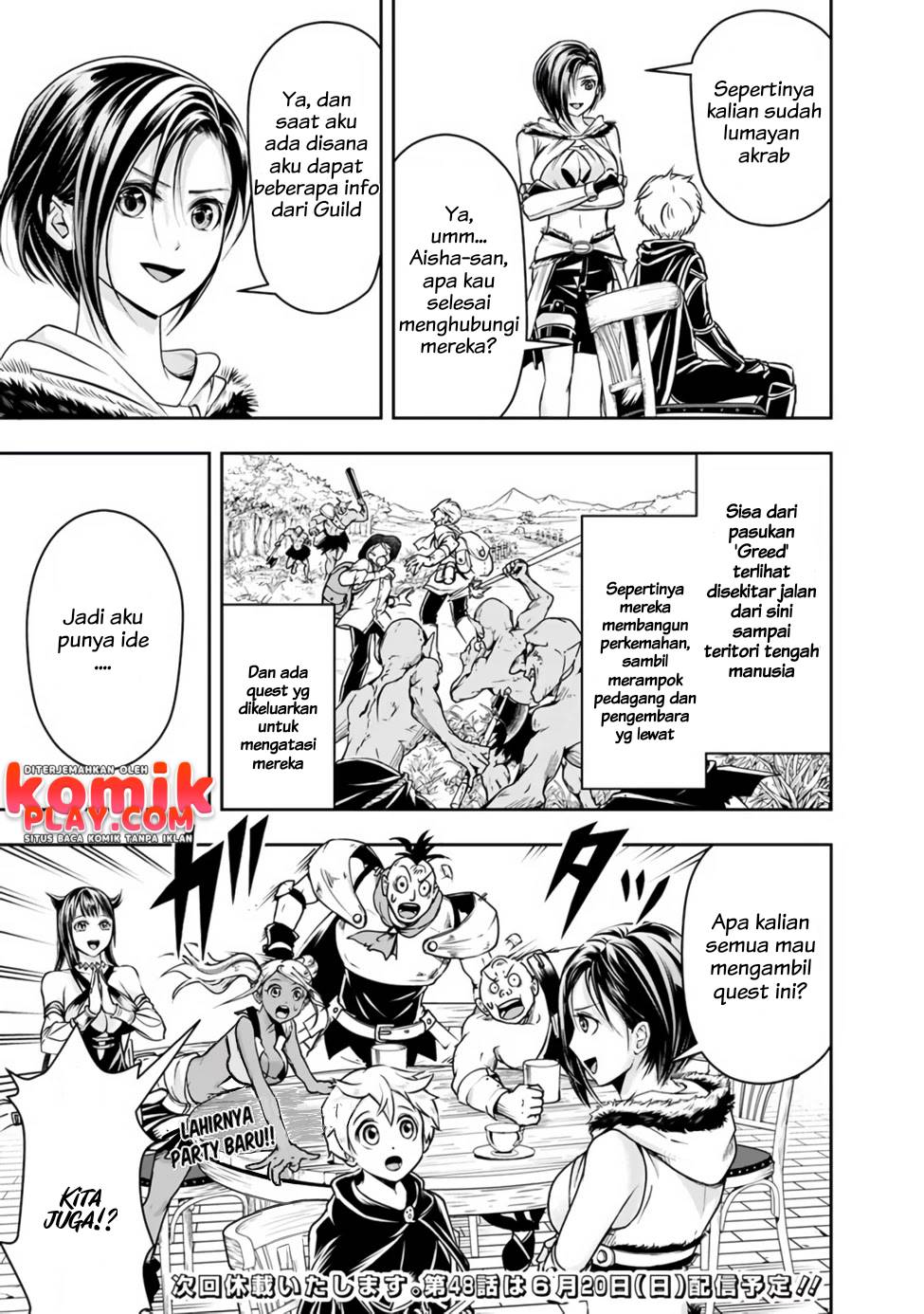 Shitsugyou Kenja no Nariagari Chapter 47 Bahasa Indonesia