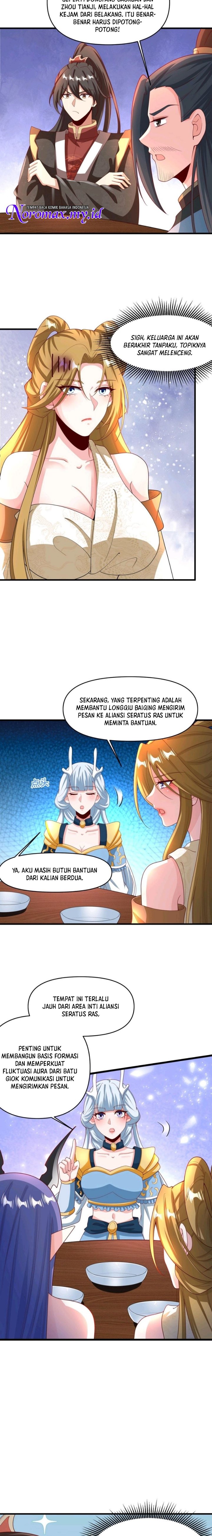 It’s Over! The Queen’s Soft Rice Husband is Actually Invincible Chapter 214 Bahasa Indonesia