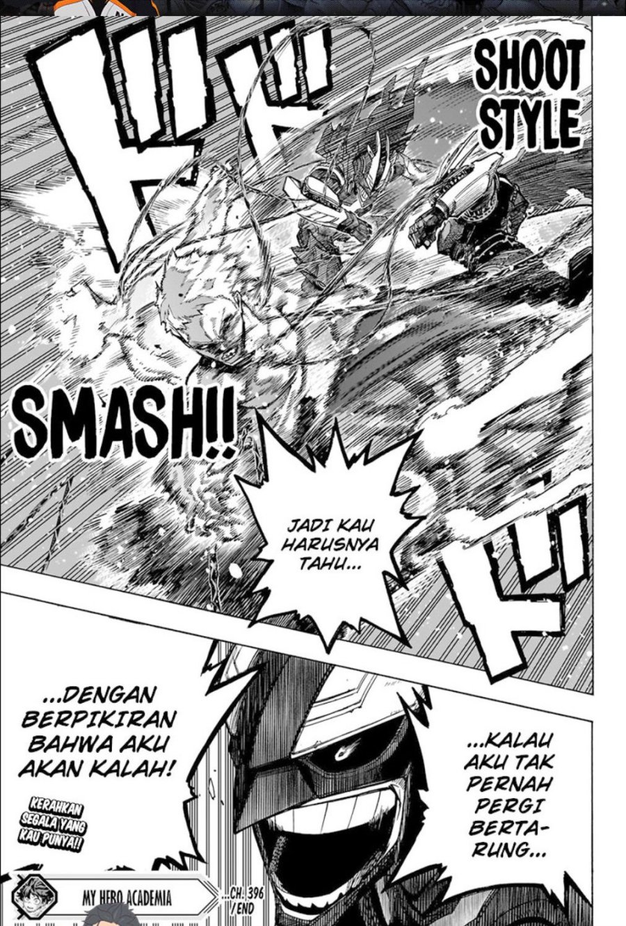 Boku no Hero Academia Chapter 396 Bahasa Indonesia