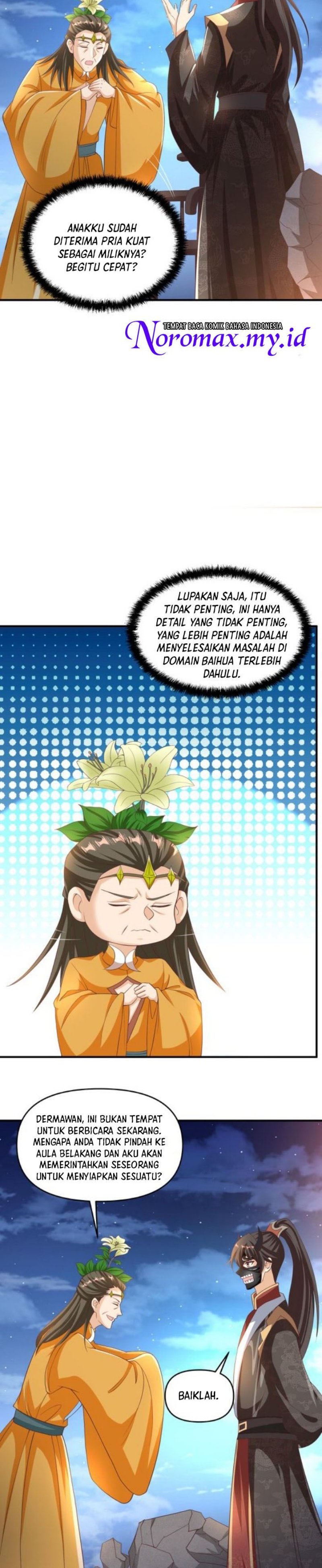 It’s Over! The Queen’s Soft Rice Husband is Actually Invincible Chapter 257 Bahasa Indonesia