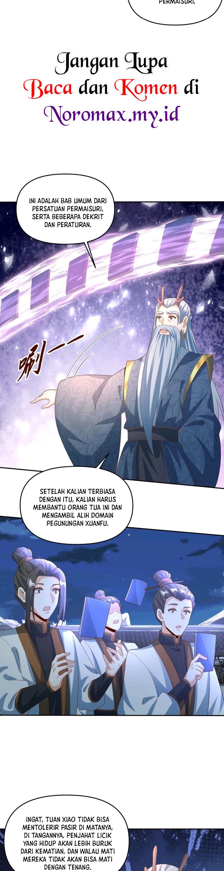 It’s Over! The Queen’s Soft Rice Husband is Actually Invincible Chapter 246 Bahasa Indonesia