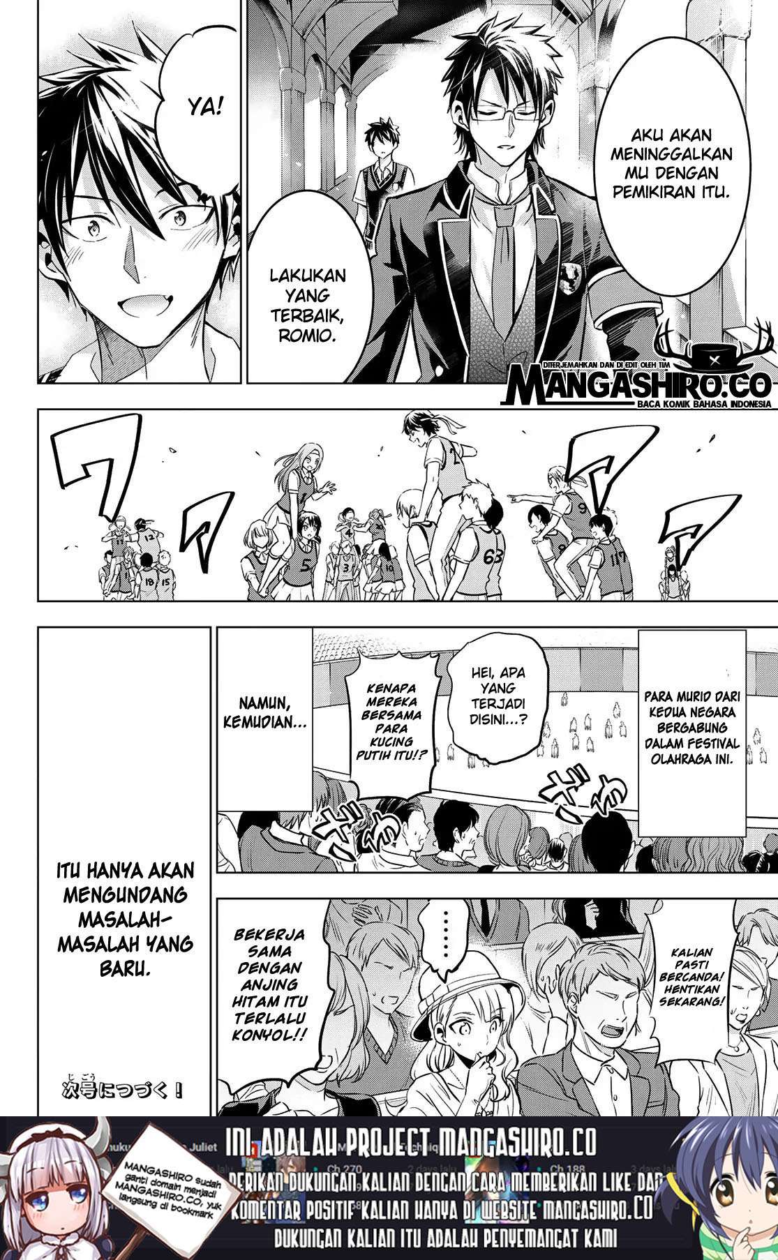 Kishuku Gakkou no Juliet Chapter 96 Bahasa Indonesia