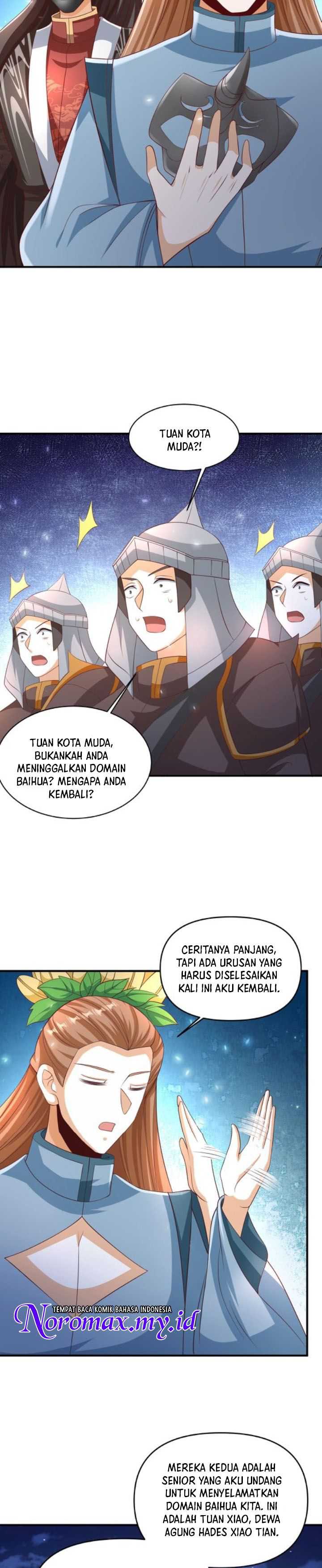 It’s Over! The Queen’s Soft Rice Husband is Actually Invincible Chapter 255 Bahasa Indonesia