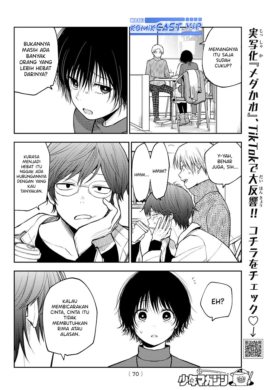 Kuroiwa Medaka ni Watashi no Kawaii ga Tsuujinai Chapter 96 Bahasa Indonesia