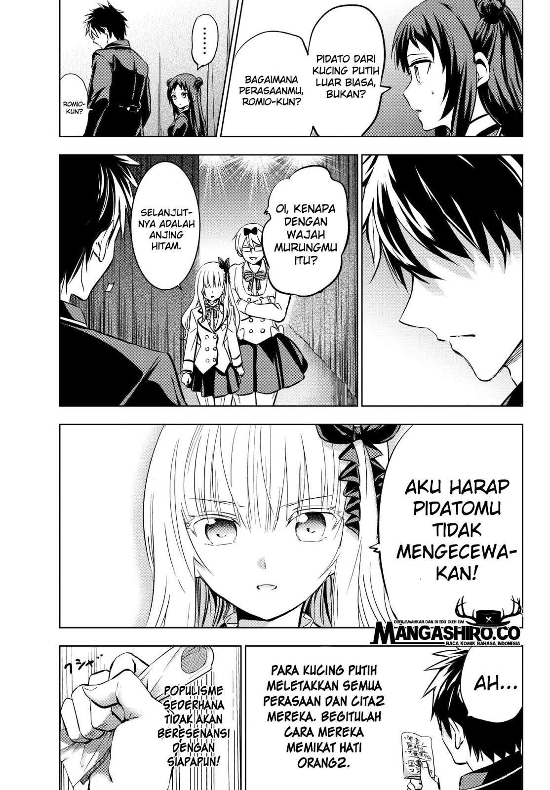 Kishuku Gakkou no Juliet Chapter 80 Bahasa Indonesia