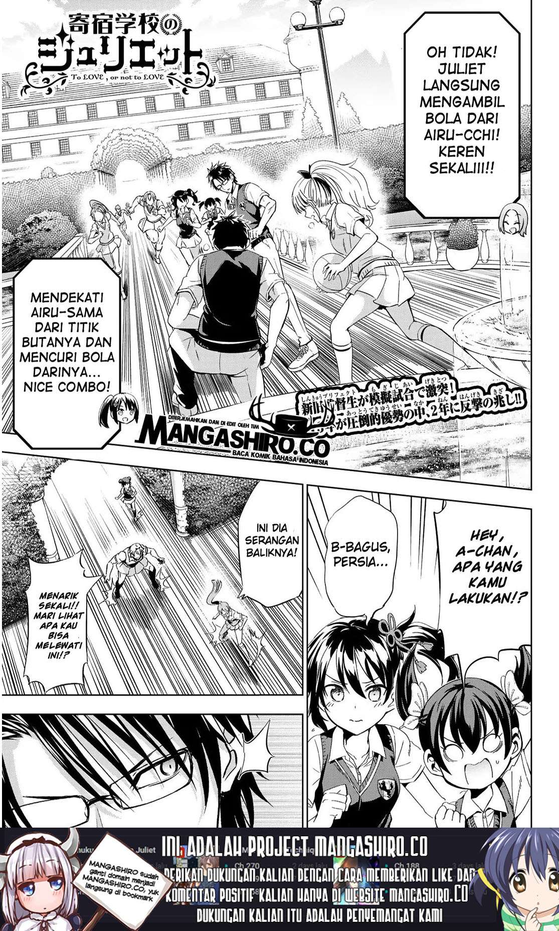 Kishuku Gakkou no Juliet Chapter 95 Bahasa Indonesia