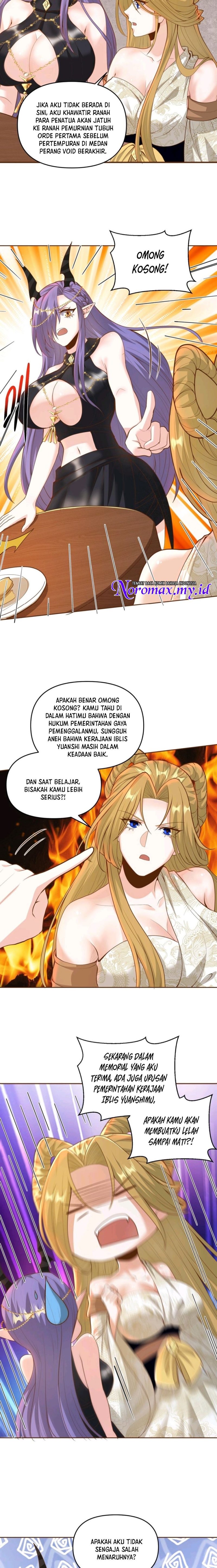 It’s Over! The Queen’s Soft Rice Husband is Actually Invincible Chapter 212 Bahasa Indonesia