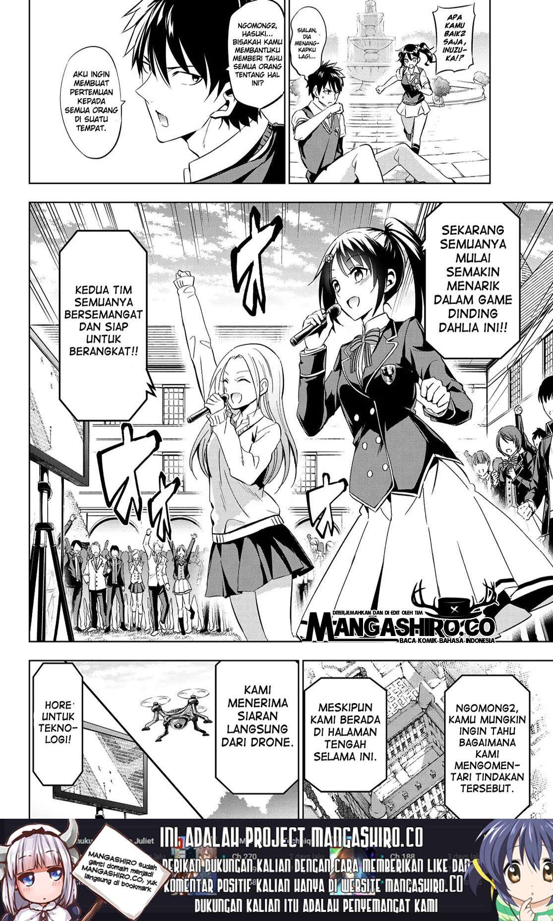 Kishuku Gakkou no Juliet Chapter 95 Bahasa Indonesia