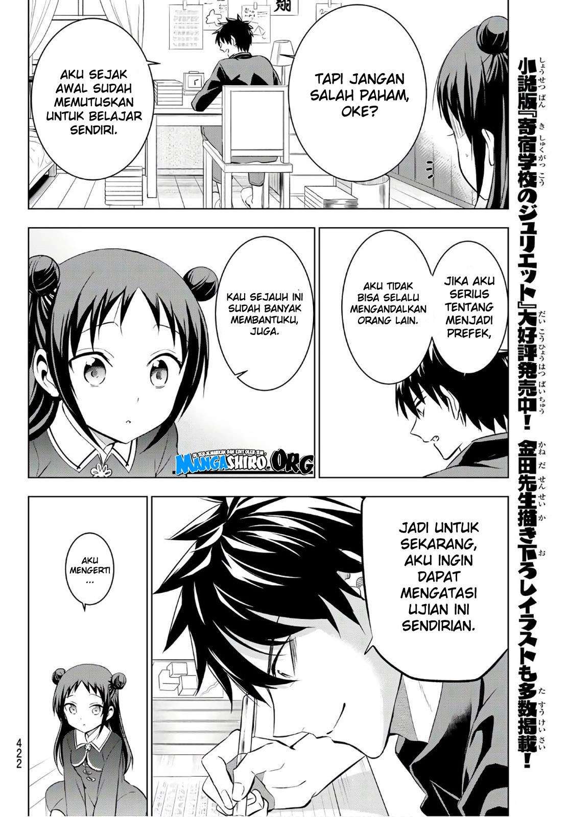 Kishuku Gakkou no Juliet Chapter 69 Bahasa Indonesia