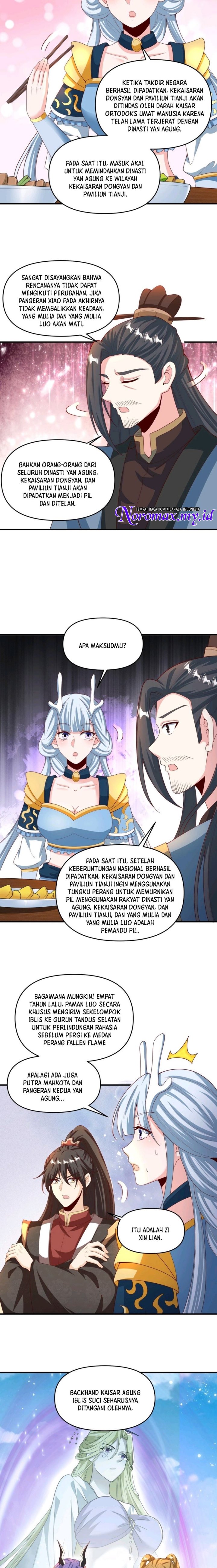 It’s Over! The Queen’s Soft Rice Husband is Actually Invincible Chapter 213 Bahasa Indonesia