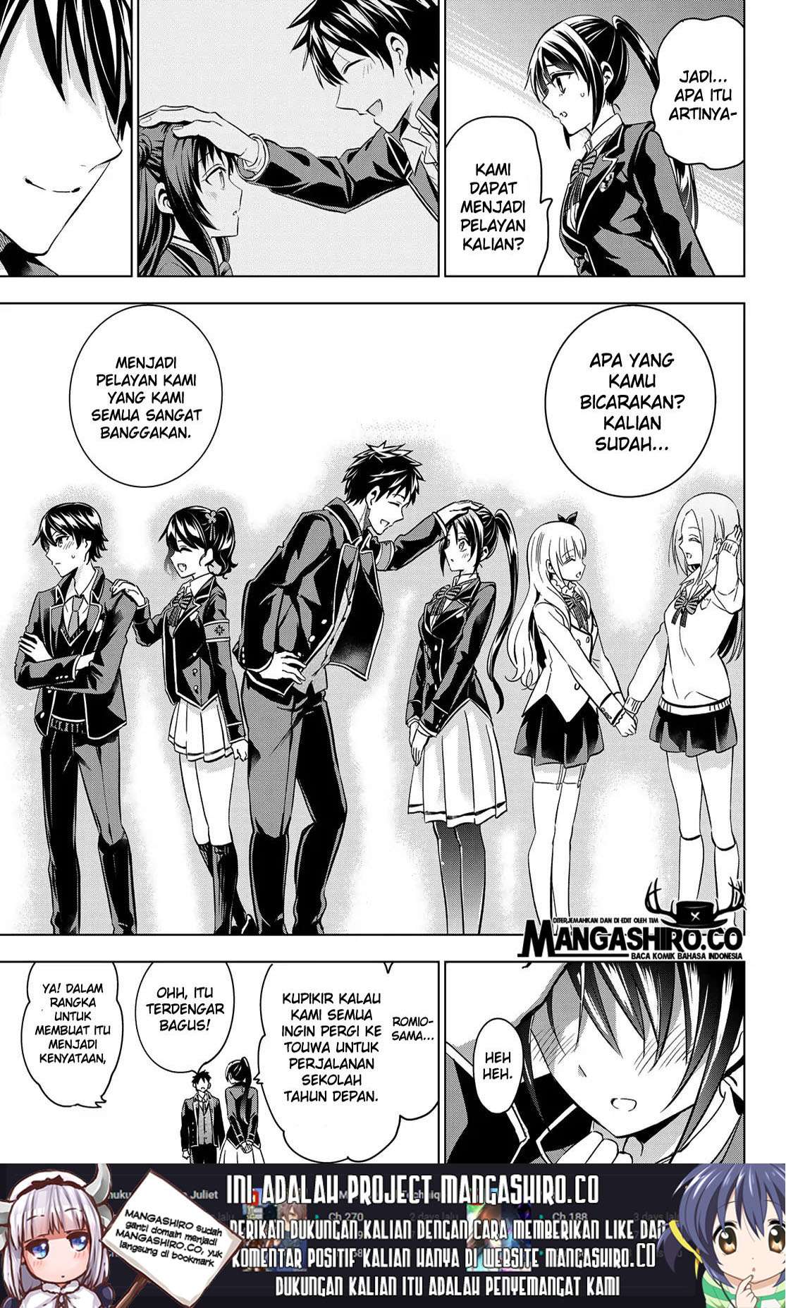 Kishuku Gakkou no Juliet Chapter 100 Bahasa Indonesia