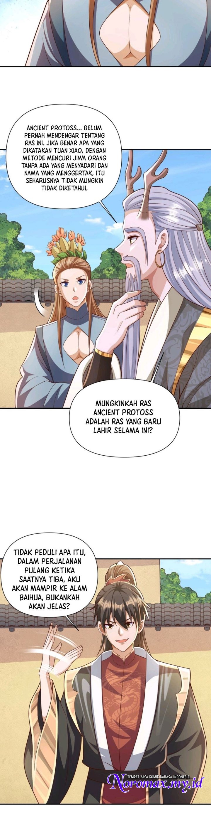 It’s Over! The Queen’s Soft Rice Husband is Actually Invincible Chapter 230 Bahasa Indonesia