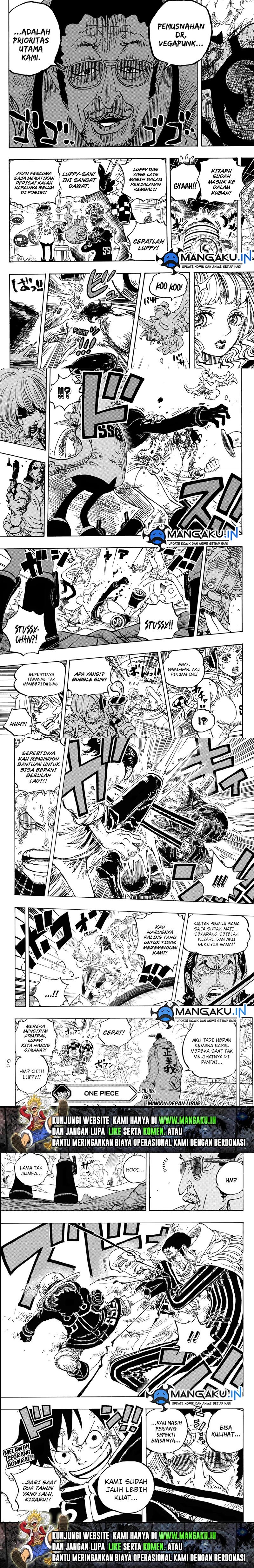 One Piece Chapter 1091 HQ Bahasa Indonesia