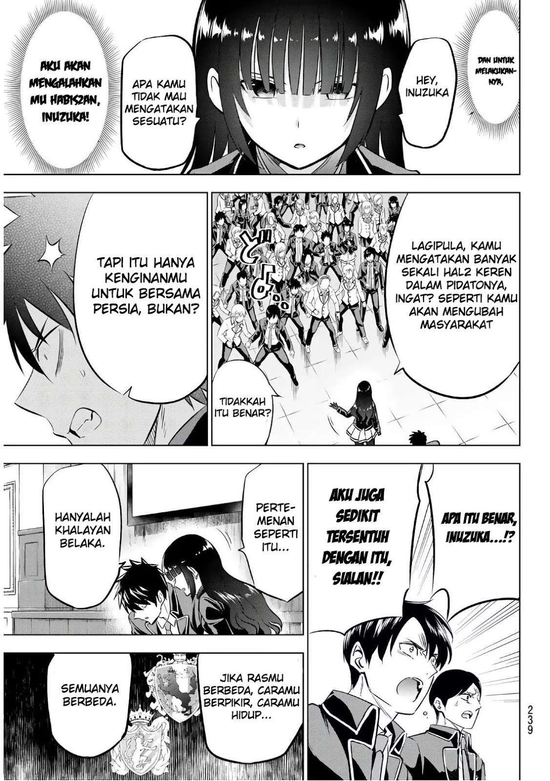 Kishuku Gakkou no Juliet Chapter 86 Bahasa Indonesia