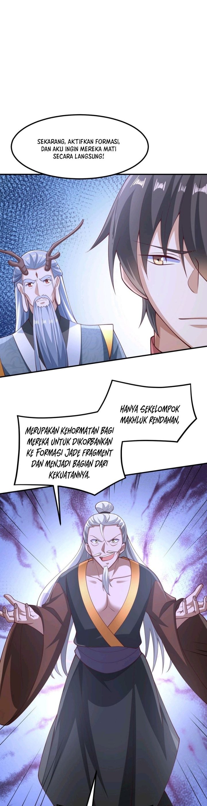 It’s Over! The Queen’s Soft Rice Husband is Actually Invincible Chapter 235 Bahasa Indonesia