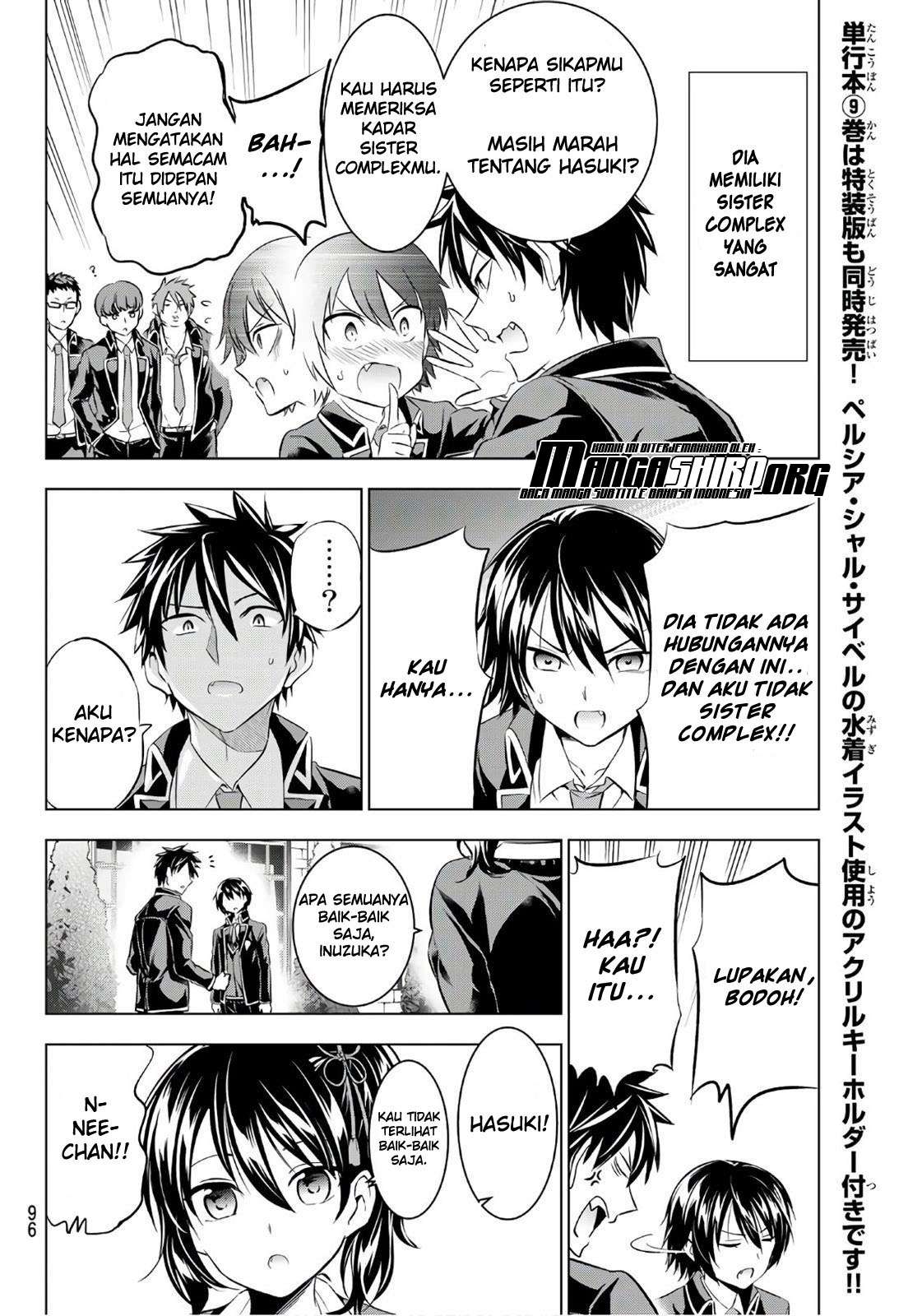 Kishuku Gakkou no Juliet Chapter 70 Bahasa Indonesia