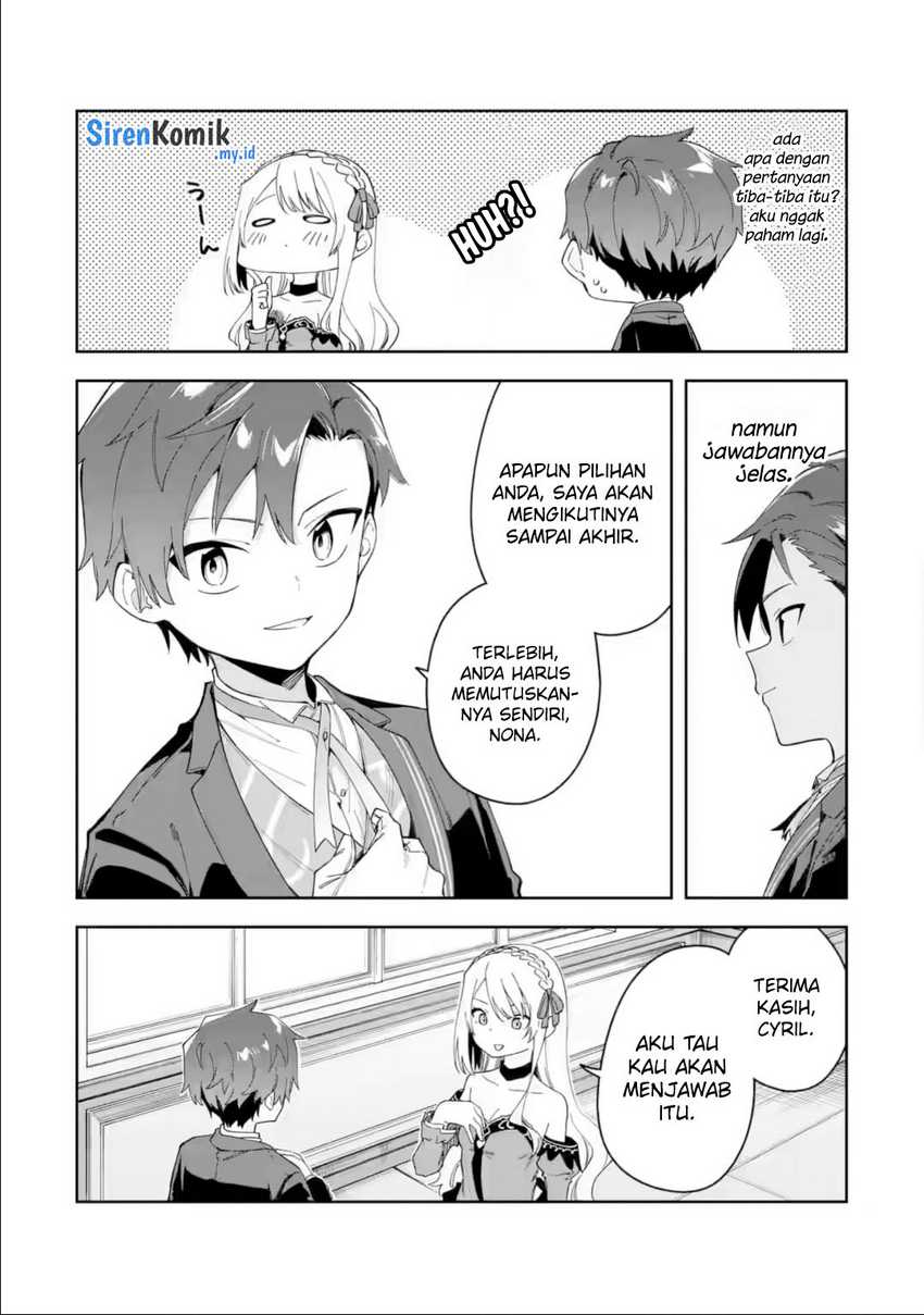 Akuyaku Reijou no Shitsuji-sama: Hametsu Flag wa Ore ga Tsubusasete itadakimasu Chapter 34 End Bahasa Indonesia