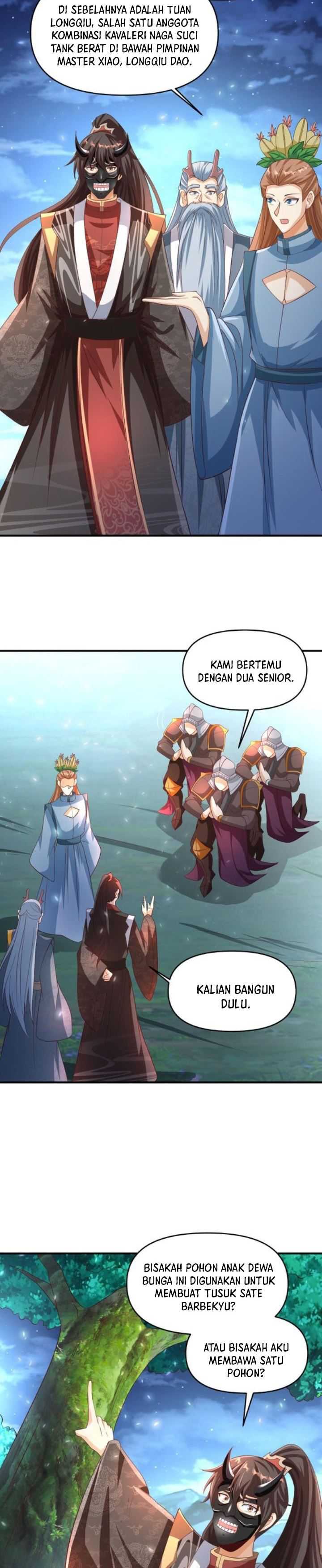 It’s Over! The Queen’s Soft Rice Husband is Actually Invincible Chapter 255 Bahasa Indonesia