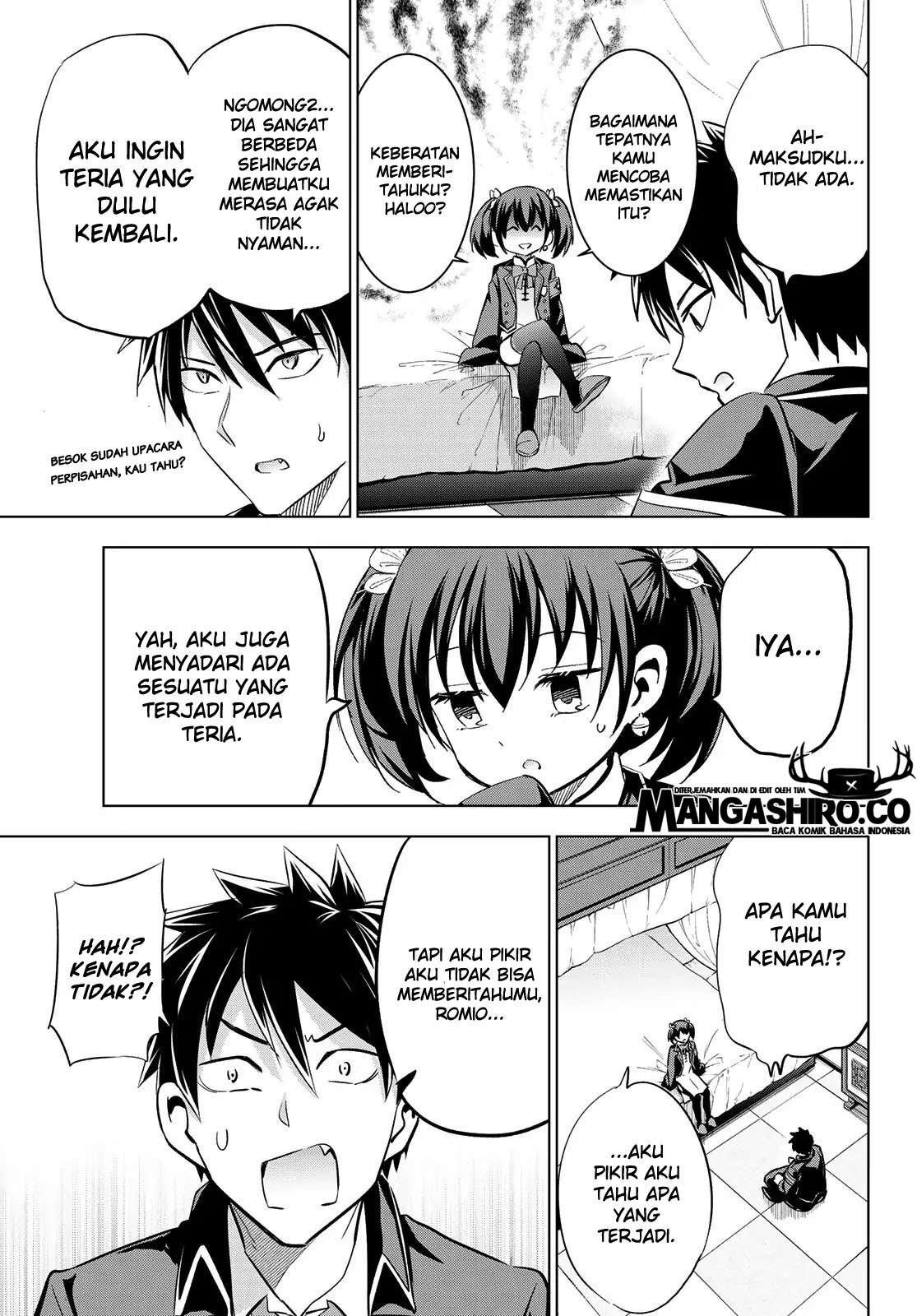 Kishuku Gakkou no Juliet Chapter 97 Bahasa Indonesia