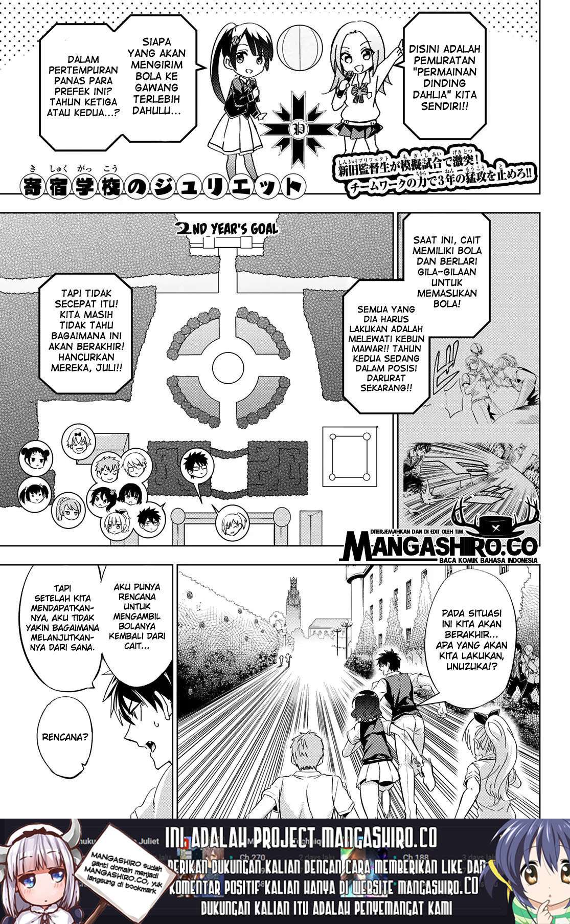 Kishuku Gakkou no Juliet Chapter 96 Bahasa Indonesia