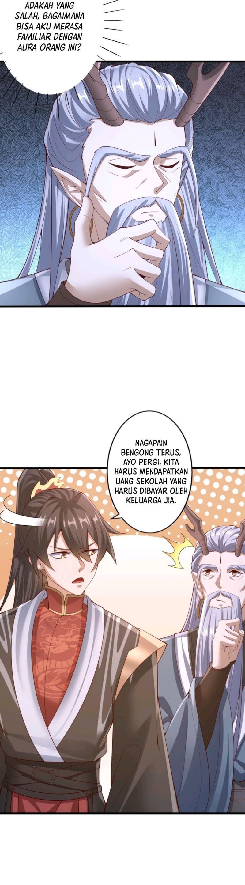 It’s Over! The Queen’s Soft Rice Husband is Actually Invincible Chapter 243 Bahasa Indonesia