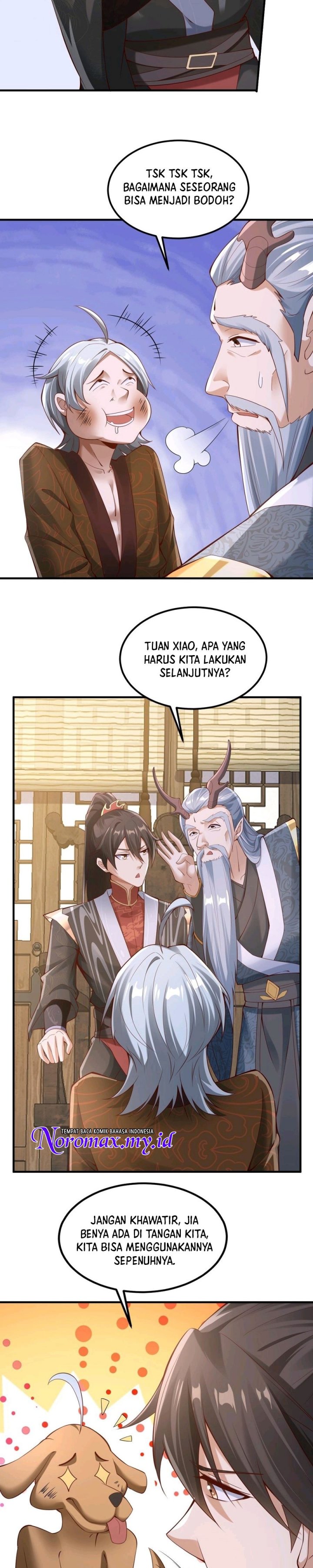 It’s Over! The Queen’s Soft Rice Husband is Actually Invincible Chapter 223 Bahasa Indonesia