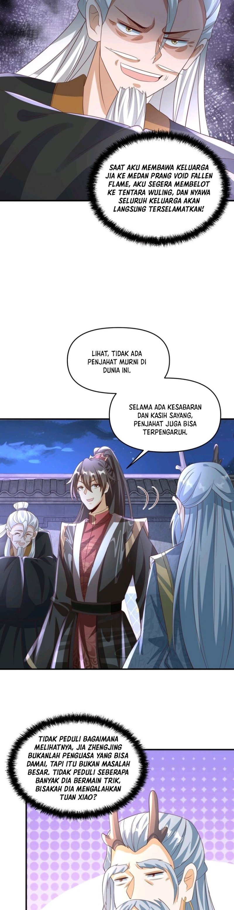 It’s Over! The Queen’s Soft Rice Husband is Actually Invincible Chapter 239 Bahasa Indonesia