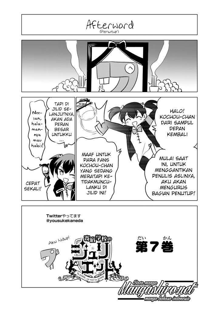 Kishuku Gakkou no Juliet Chapter 31 Bahasa Indonesia