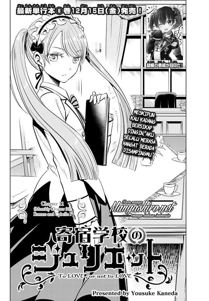 Kishuku Gakkou no Juliet Chapter 36 Bahasa Indonesia