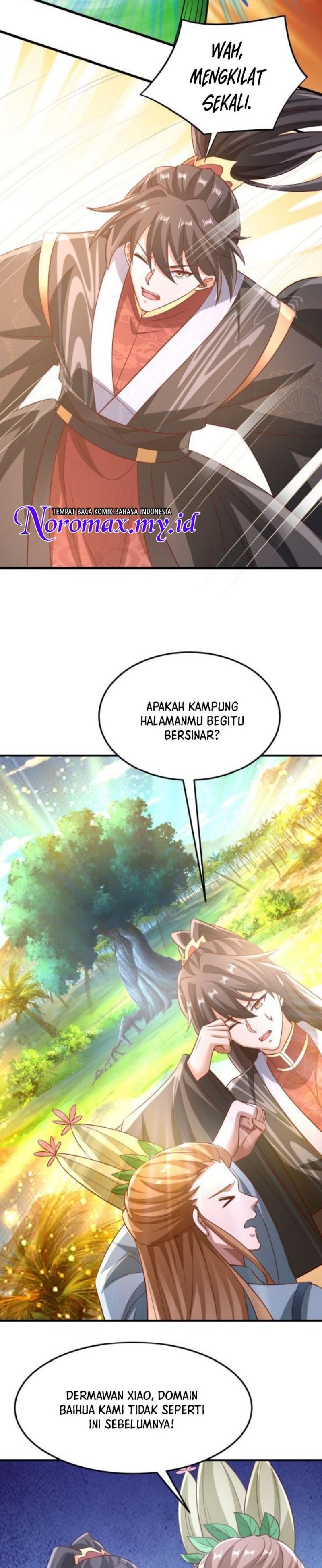 It’s Over! The Queen’s Soft Rice Husband is Actually Invincible Chapter 253 Bahasa Indonesia