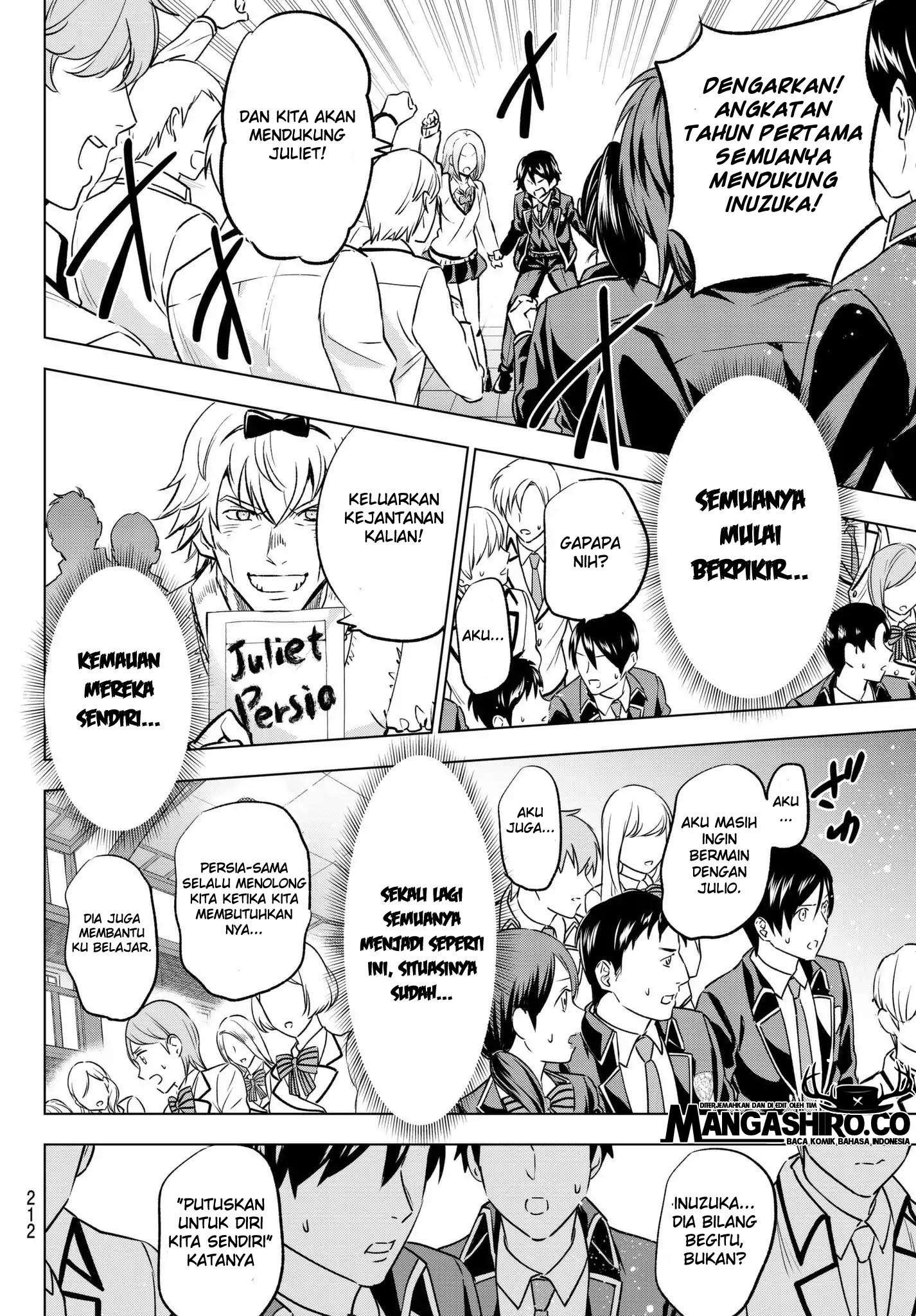 Kishuku Gakkou no Juliet Chapter 89 Bahasa Indonesia