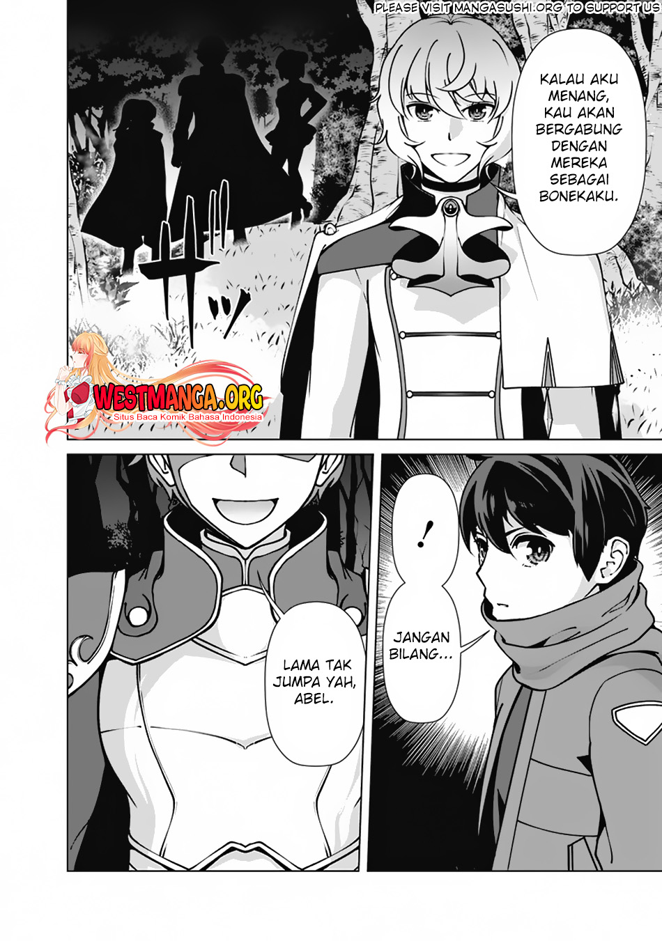 Rettou Me no Tensei Majutsushi Shiitage Rareta Moto Yuusha wa Mirai no Sekai o Yoyuu de Ikinuku Chapter 110 Bahasa Indonesia