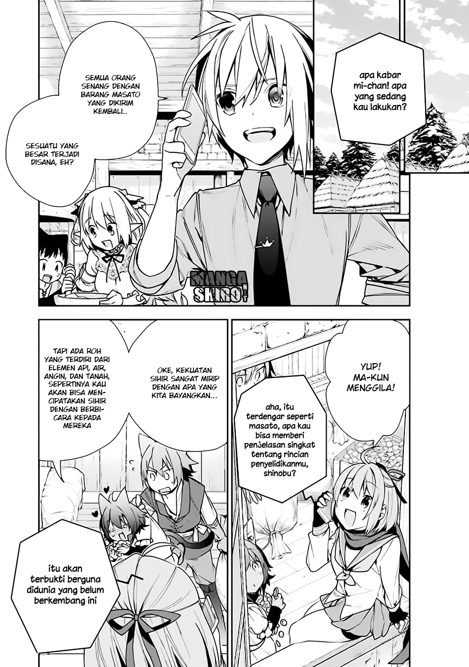 KomiknChoujin Koukousei-tachi wa Isekai demo Yoyuu de Ikinuku you desu! Chapter 9