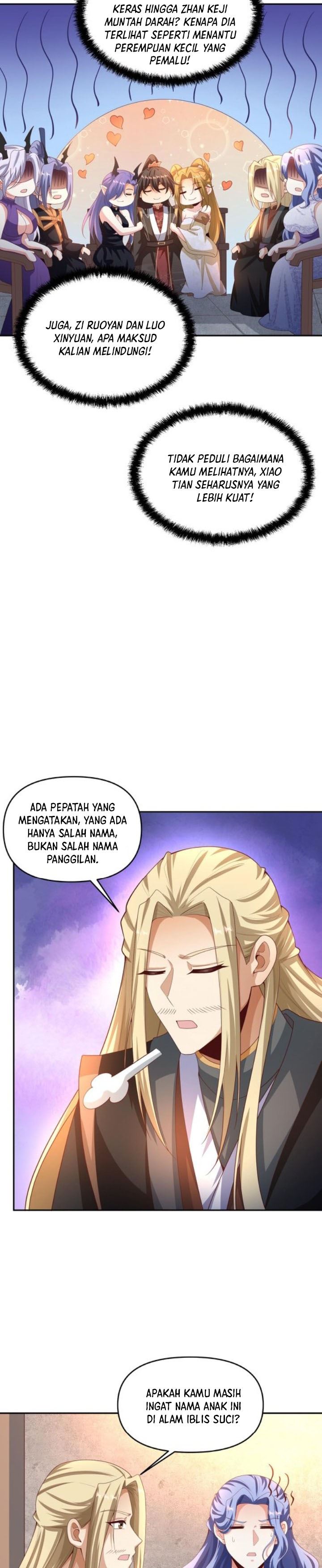 It’s Over! The Queen’s Soft Rice Husband is Actually Invincible Chapter 296 Bahasa Indonesia