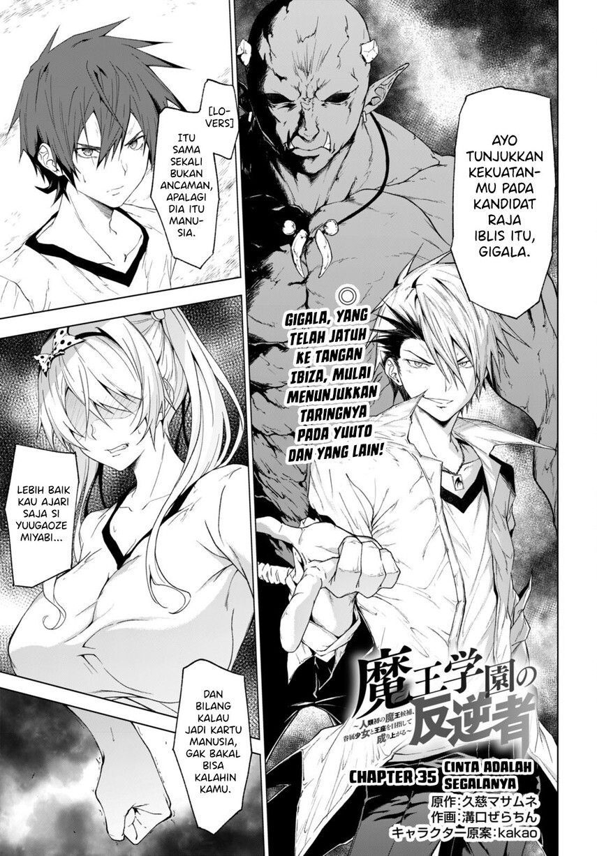 Maou Gakuen no Hangyakusha Chapter 35 Bahasa Indonesia