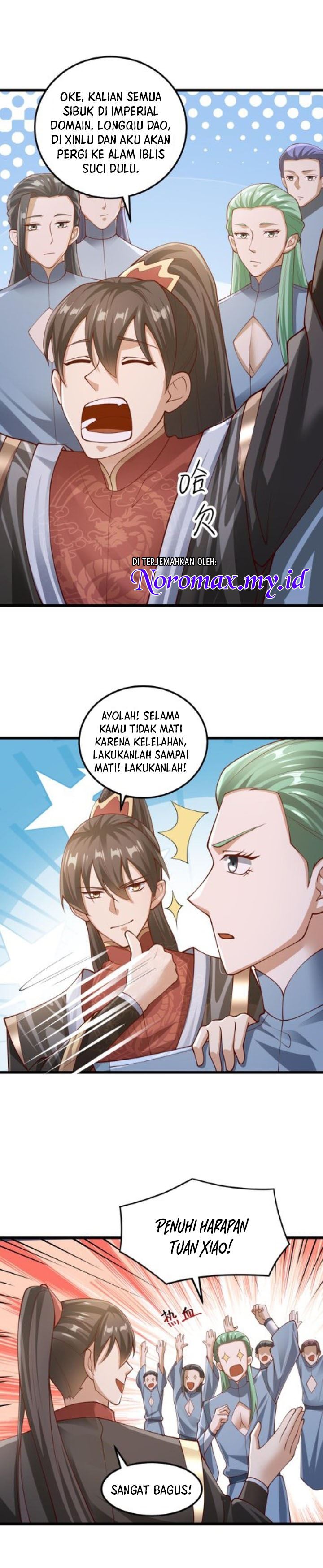 It’s Over! The Queen’s Soft Rice Husband is Actually Invincible Chapter 272 Bahasa Indonesia