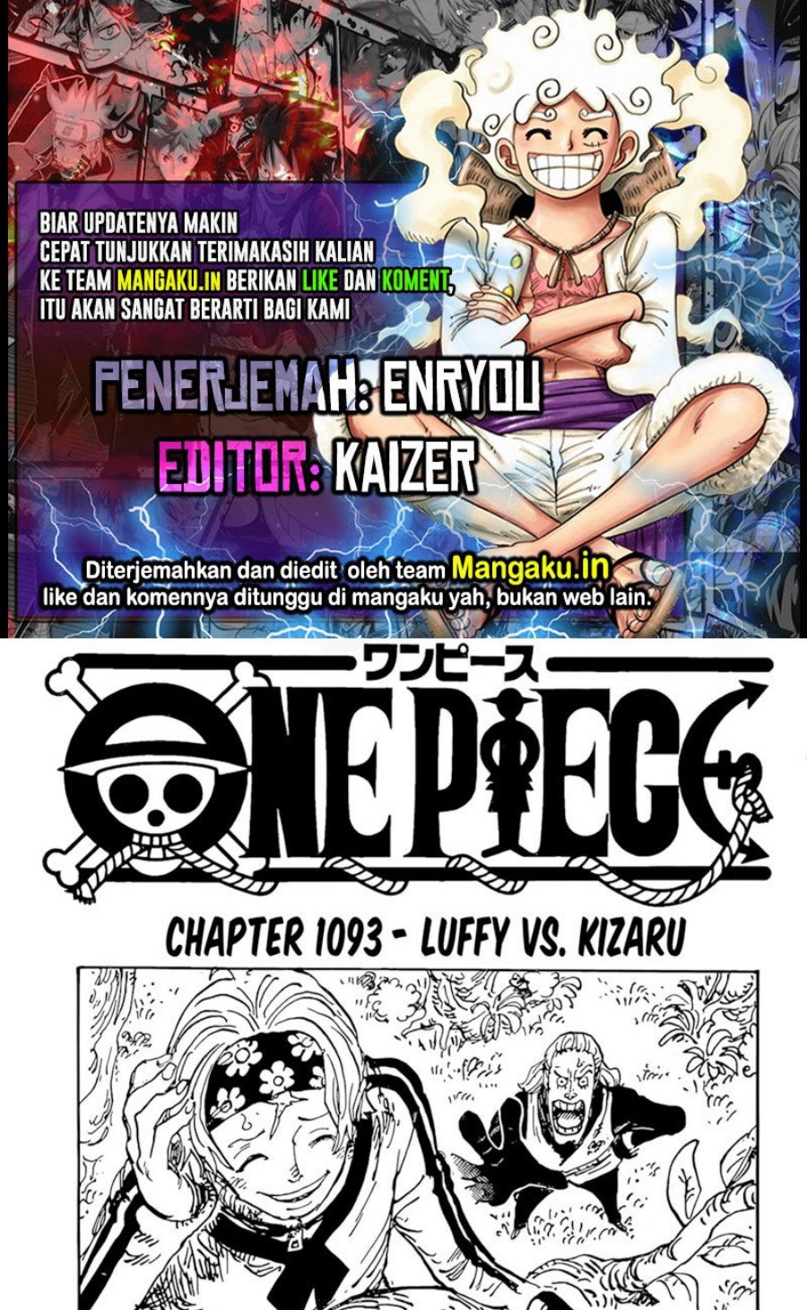 One Piece Chapter 1093 HQ Bahasa Indonesia
