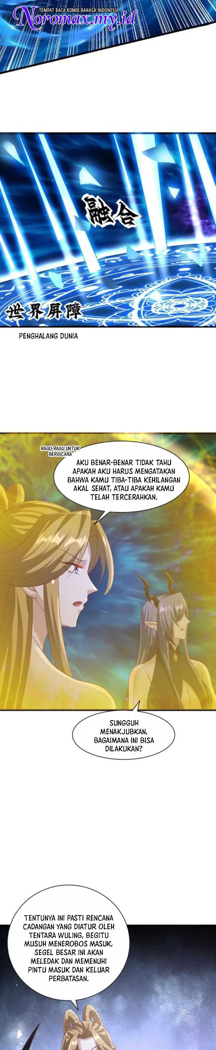 It’s Over! The Queen’s Soft Rice Husband is Actually Invincible Chapter 299 Bahasa Indonesia