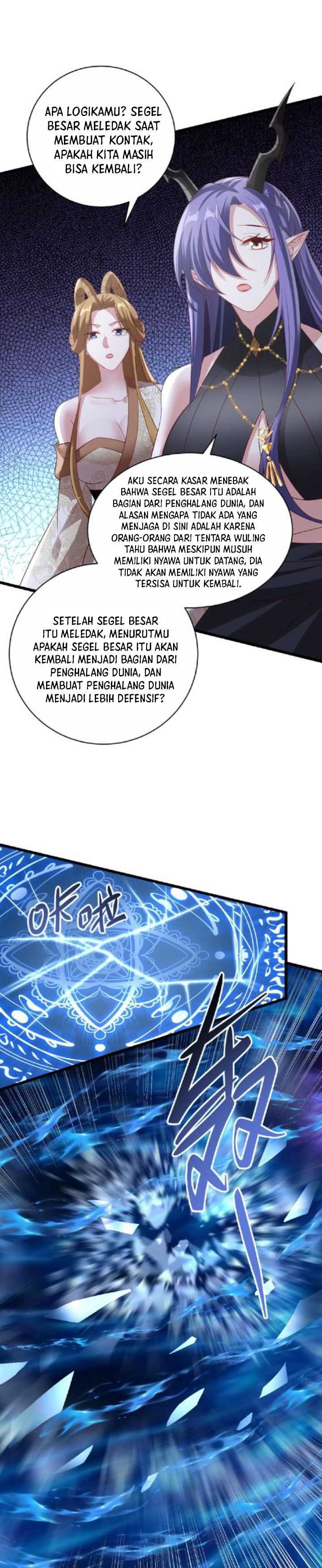 It’s Over! The Queen’s Soft Rice Husband is Actually Invincible Chapter 299 Bahasa Indonesia