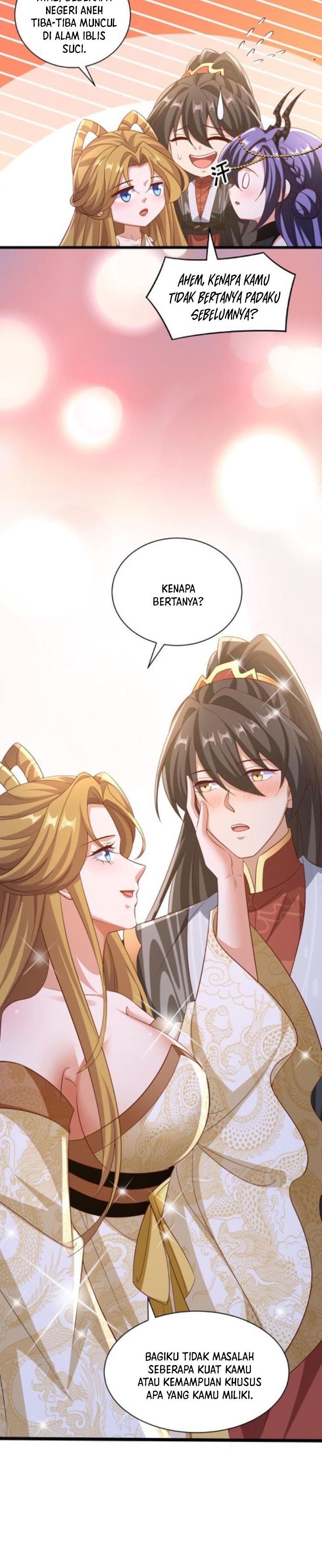 It’s Over! The Queen’s Soft Rice Husband is Actually Invincible Chapter 298 Bahasa Indonesia