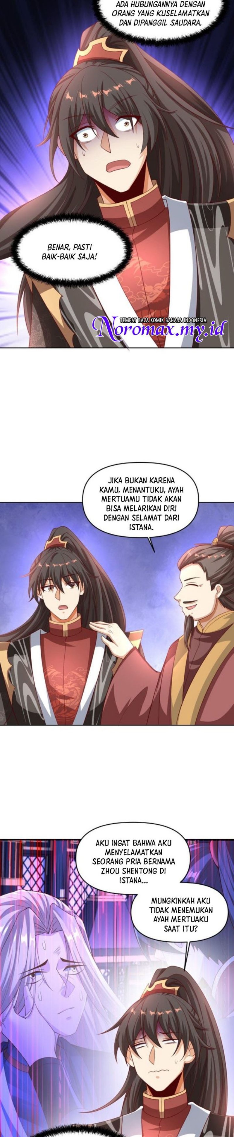 It’s Over! The Queen’s Soft Rice Husband is Actually Invincible Chapter 274 Bahasa Indonesia
