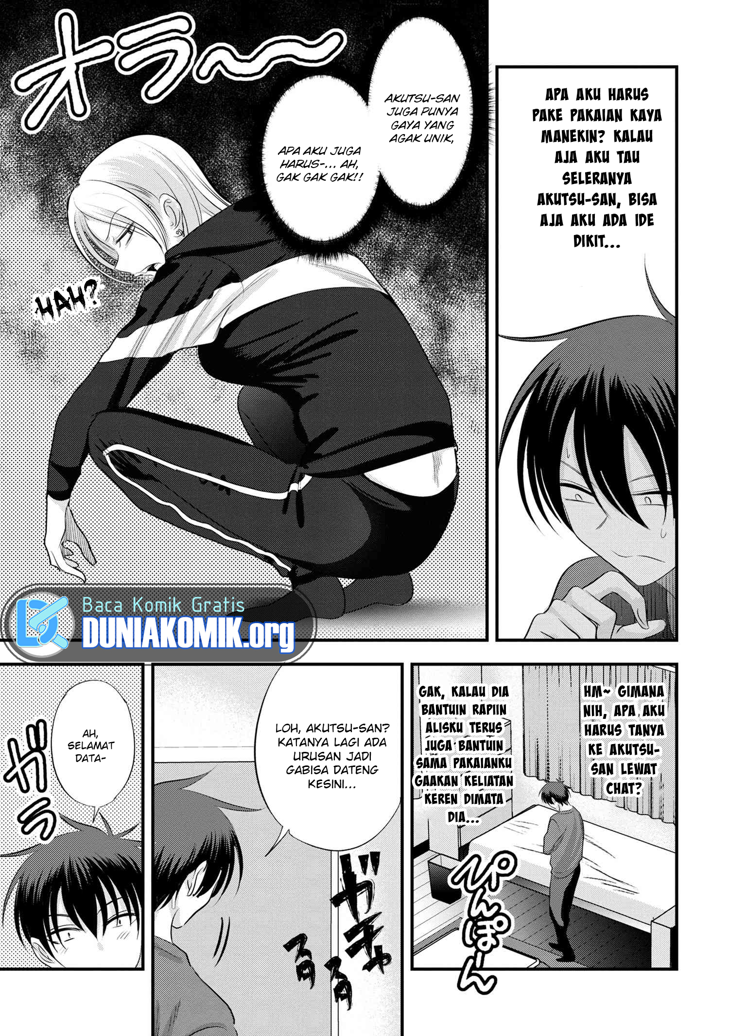 Please Go Home, Akutsu-san! Chapter 154 Bahasa Indonesia