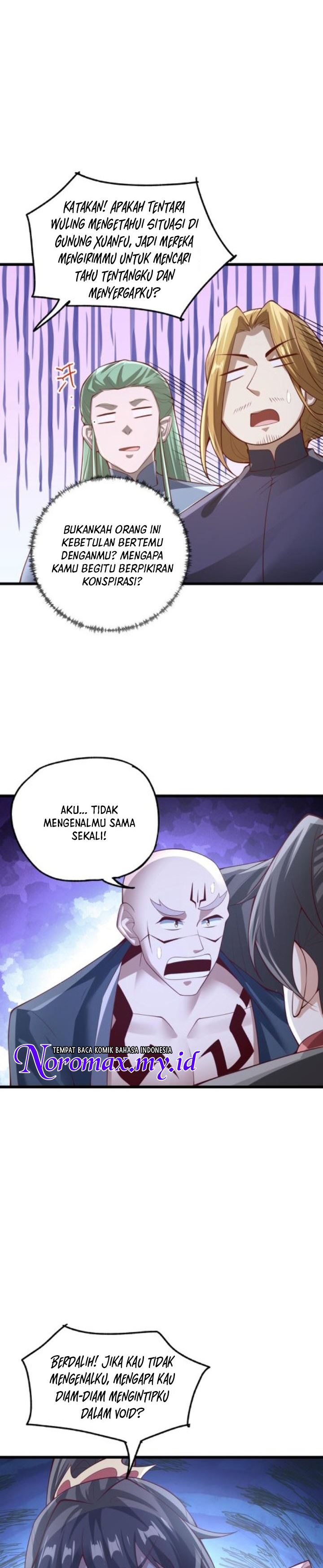 It’s Over! The Queen’s Soft Rice Husband is Actually Invincible Chapter 291 Bahasa Indonesia