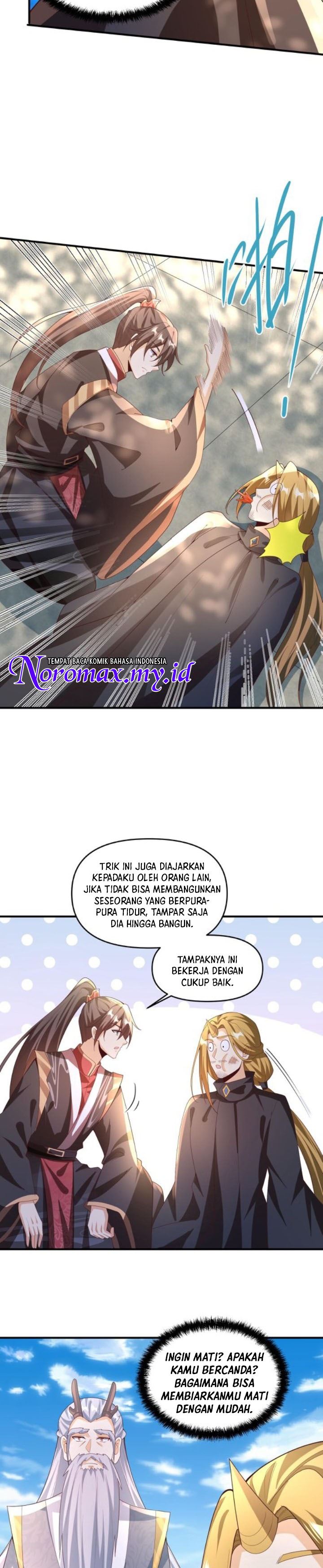 It’s Over! The Queen’s Soft Rice Husband is Actually Invincible Chapter 266 Bahasa Indonesia