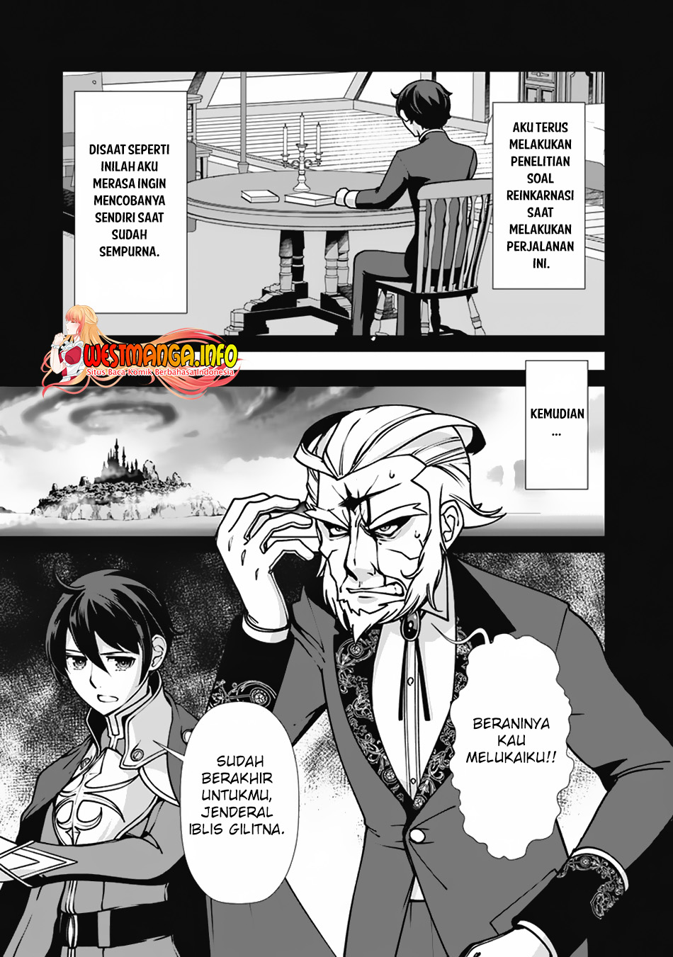 Rettou Me no Tensei Majutsushi Shiitage Rareta Moto Yuusha wa Mirai no Sekai o Yoyuu de Ikinuku Chapter 108 Bahasa Indonesia