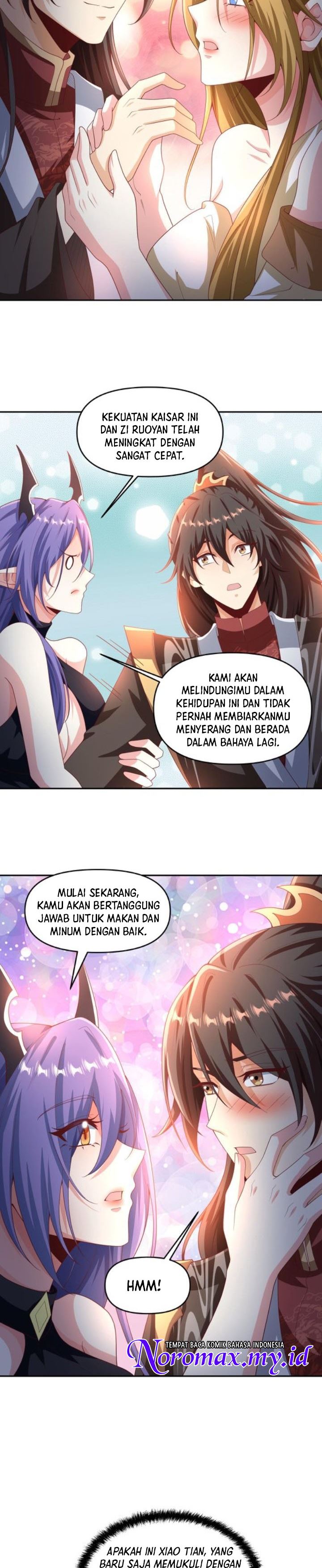 It’s Over! The Queen’s Soft Rice Husband is Actually Invincible Chapter 296 Bahasa Indonesia