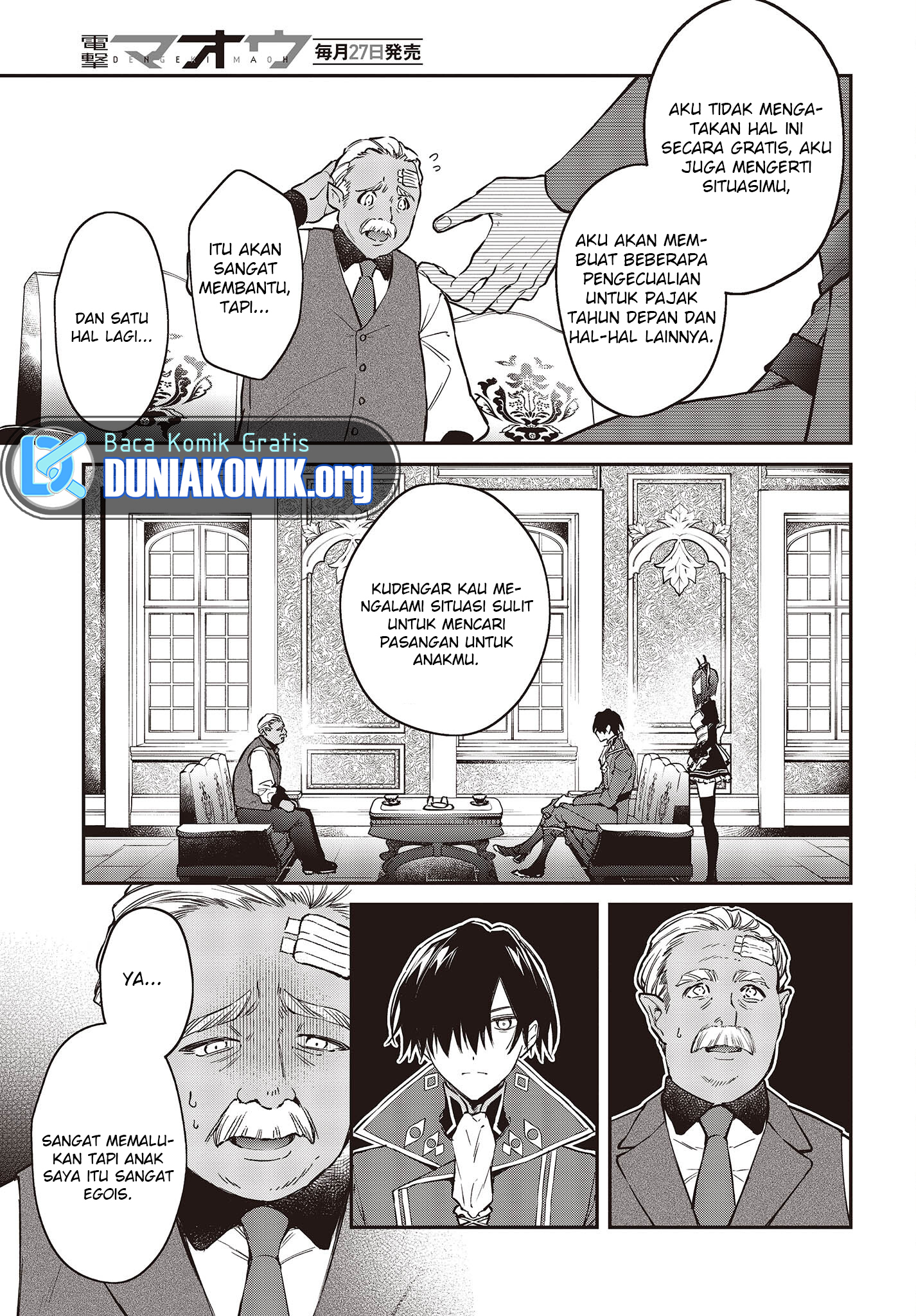 Realist Maou Niyoru Seiiki Naki Isekai Kaikaku Chapter 48 Bahasa Indonesia