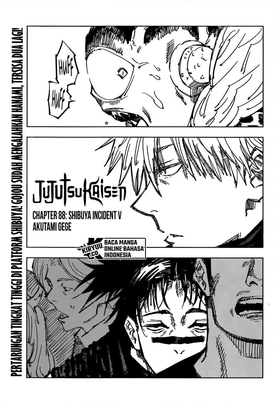 Jujutsu Kaisen Chapter 88 Bahasa Indonesia