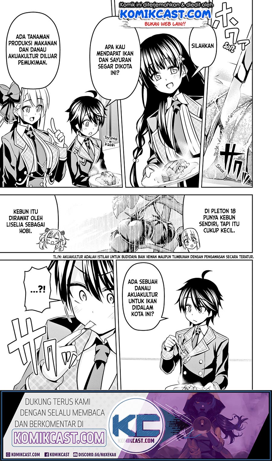 Demon’s Sword Master of Excalibur School Chapter 6 Bahasa Indonesia