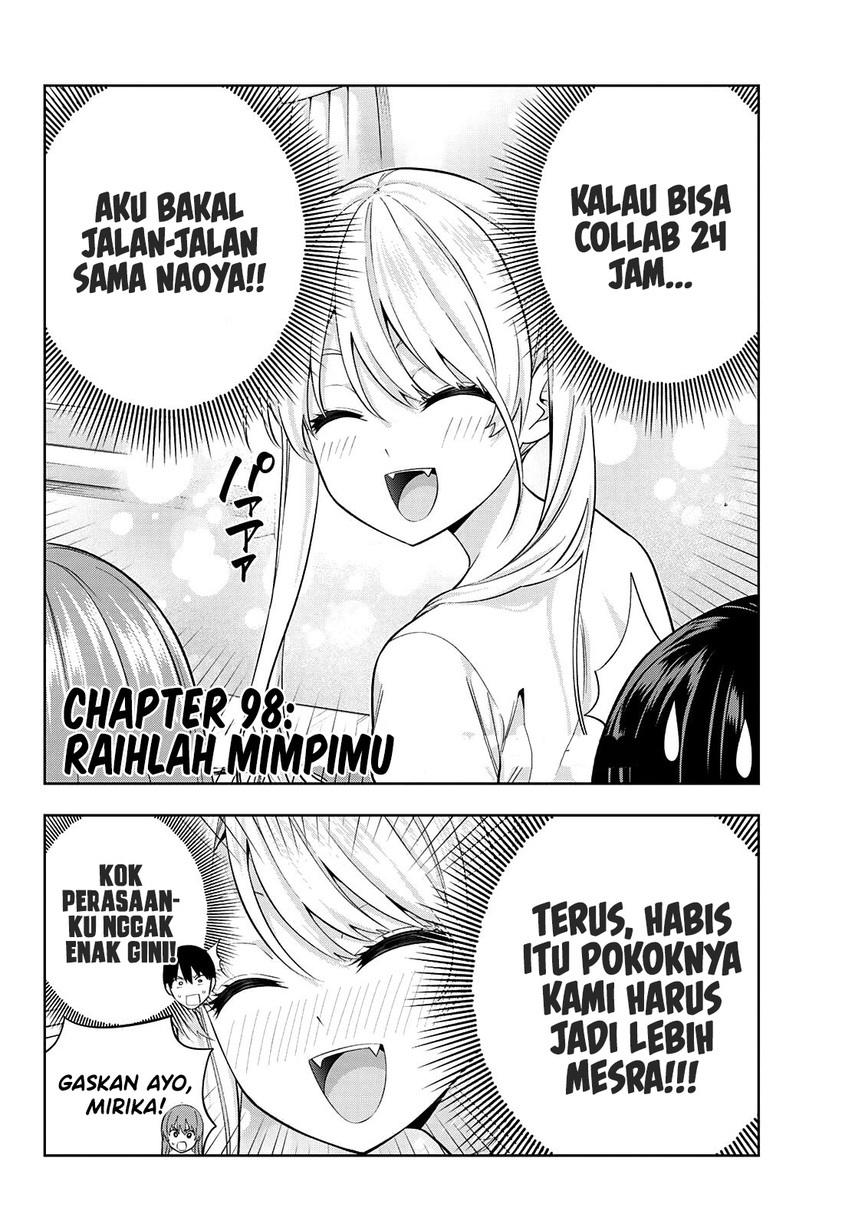 Kanojo mo Kanojo Chapter 98 Bahasa Indonesia